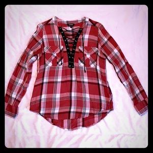 Express flannel blouse
